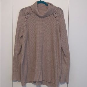Mauve cowl neck sweater